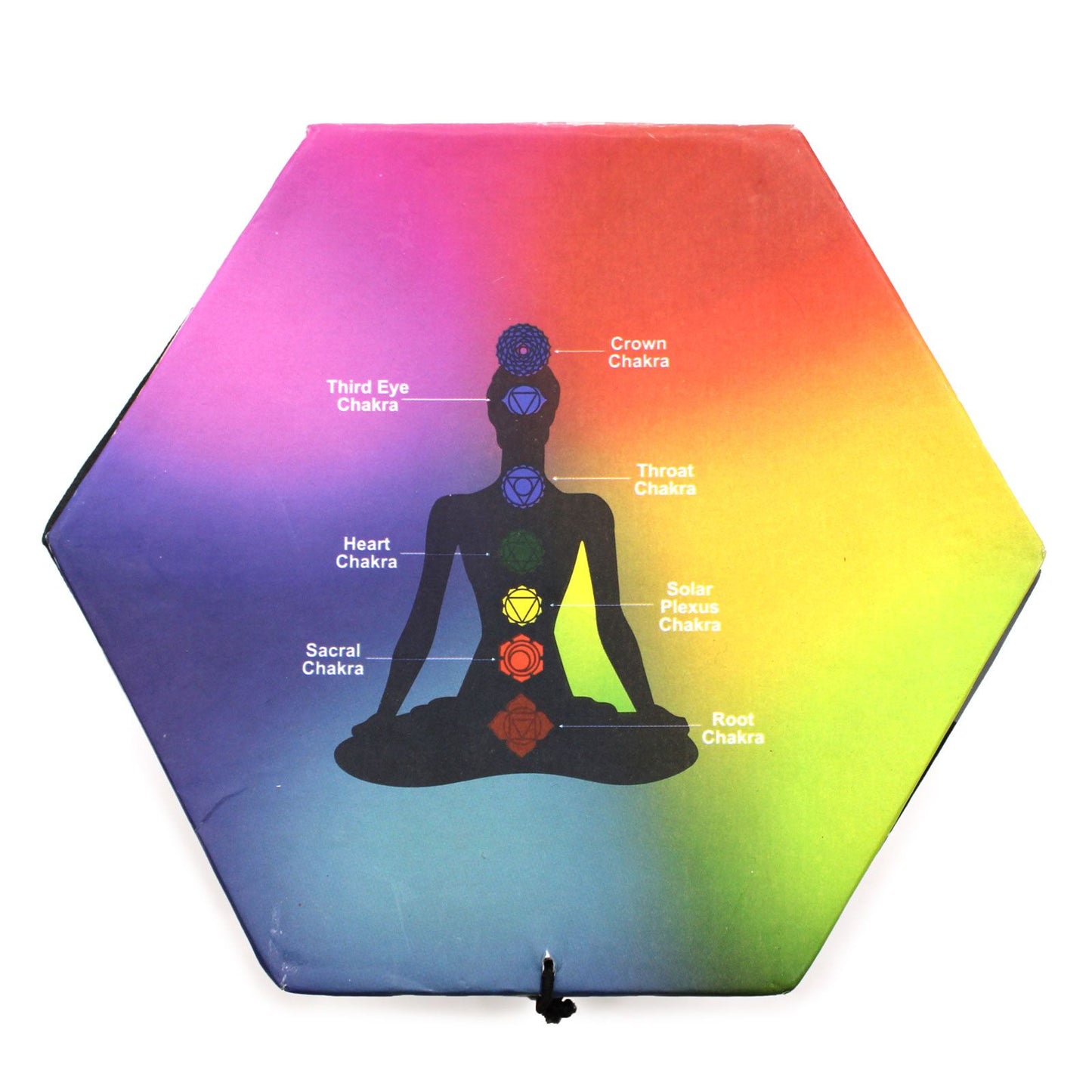 Juego de Cuenco Tibetano - Movimientos de Yoga - Blanco/Azul 10,7 cm