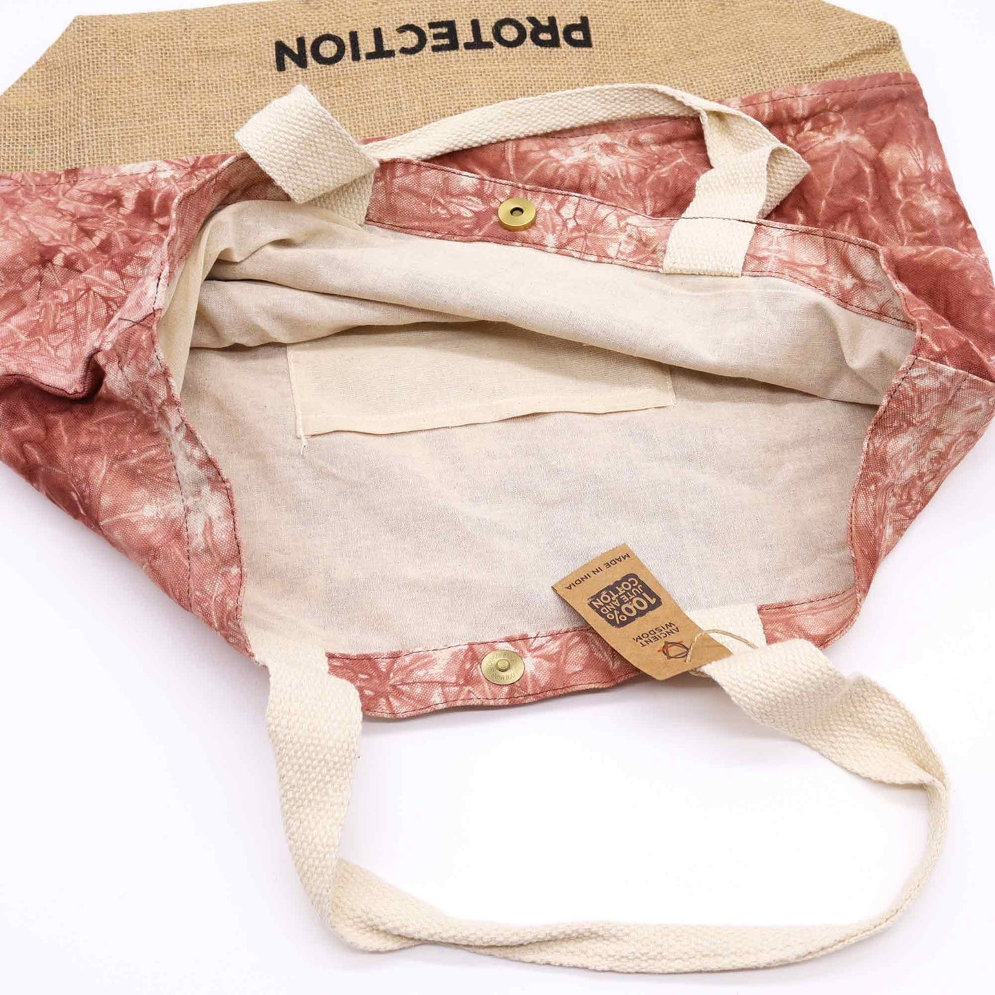 Bolsa All Natural - Terracota  - Hamsa - Protección