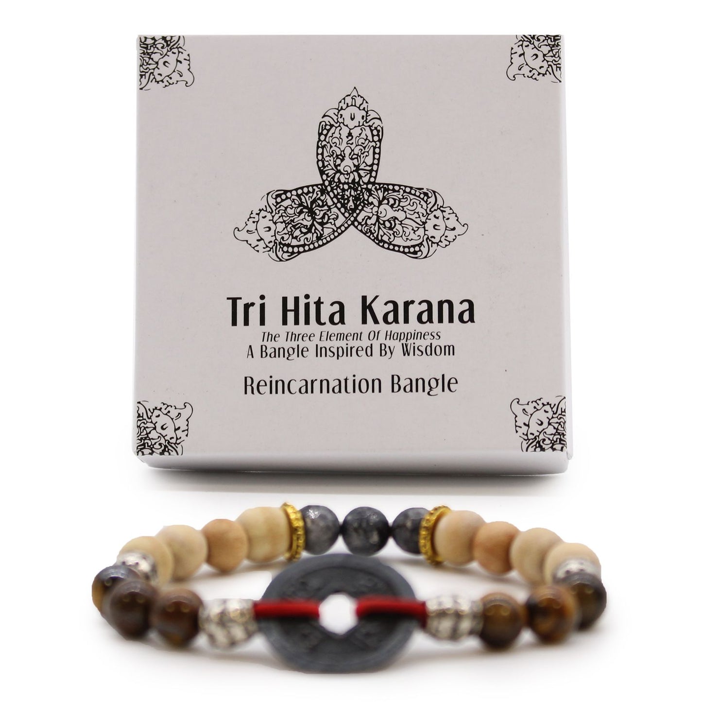 Pulsera Tri Hita Karana Bangle “Reencarnación”
