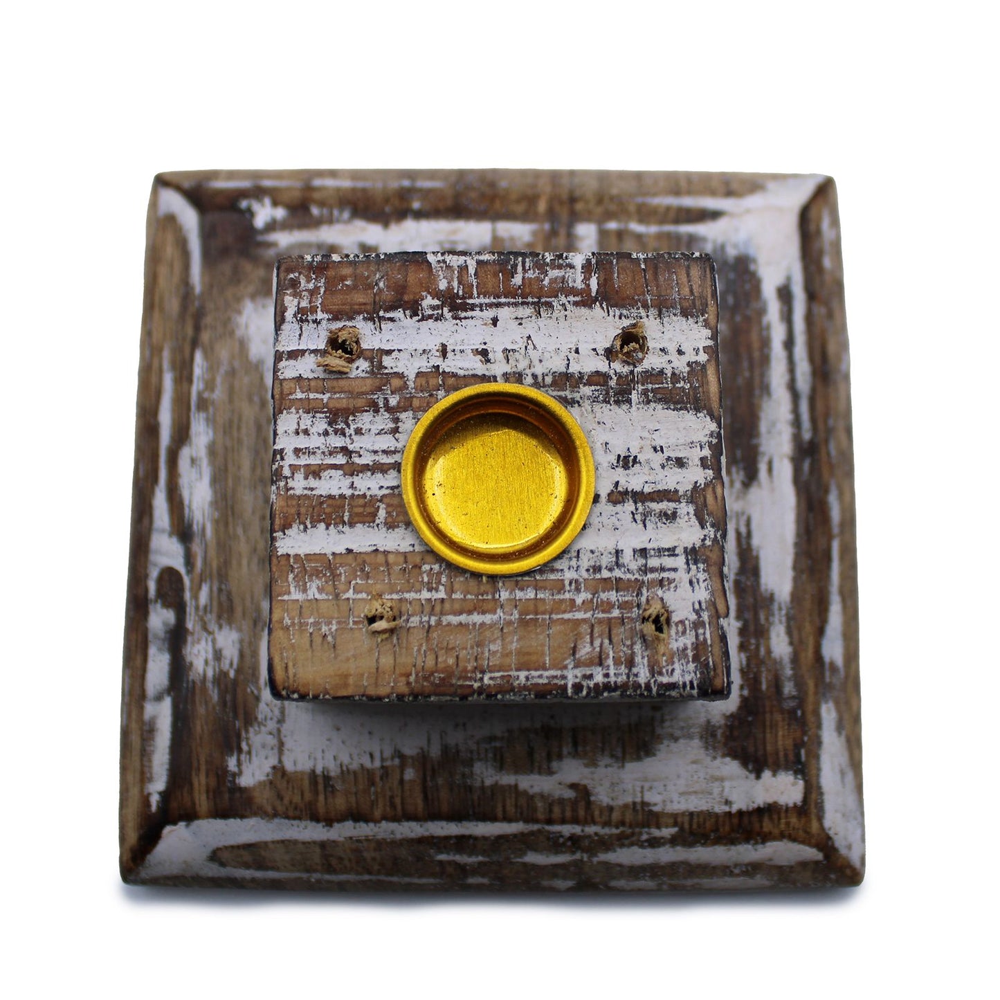 | Porta Incienso Acabado en Blanco - Torre de humo