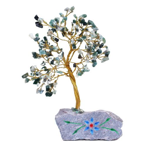 Árbol Decorativo de Ágata Moss “160 Piedras”